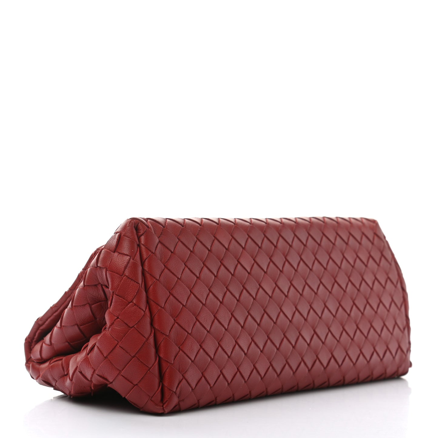 Nappa Intrecciato Cosmetic Case Red
