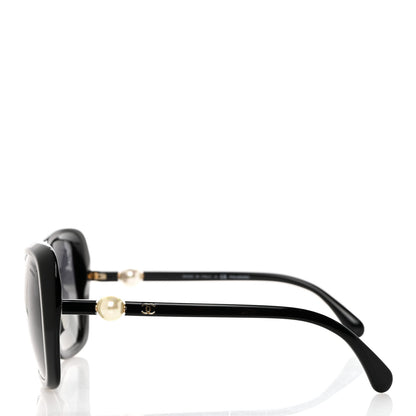 Chanel Pearl Polarized Square Sunglasses 5303-H Black 4 of 7