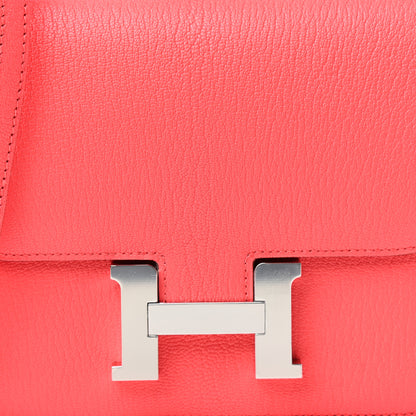 Hermes Chevre Mysore Constance 18 Rose Texas 9 of 10