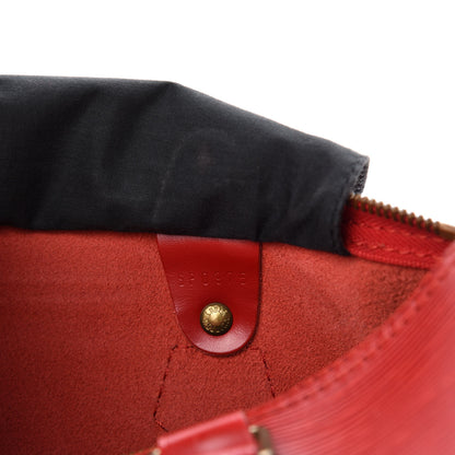Louis Vuitton Epi Speedy 25 Castillan Red 17 of 18