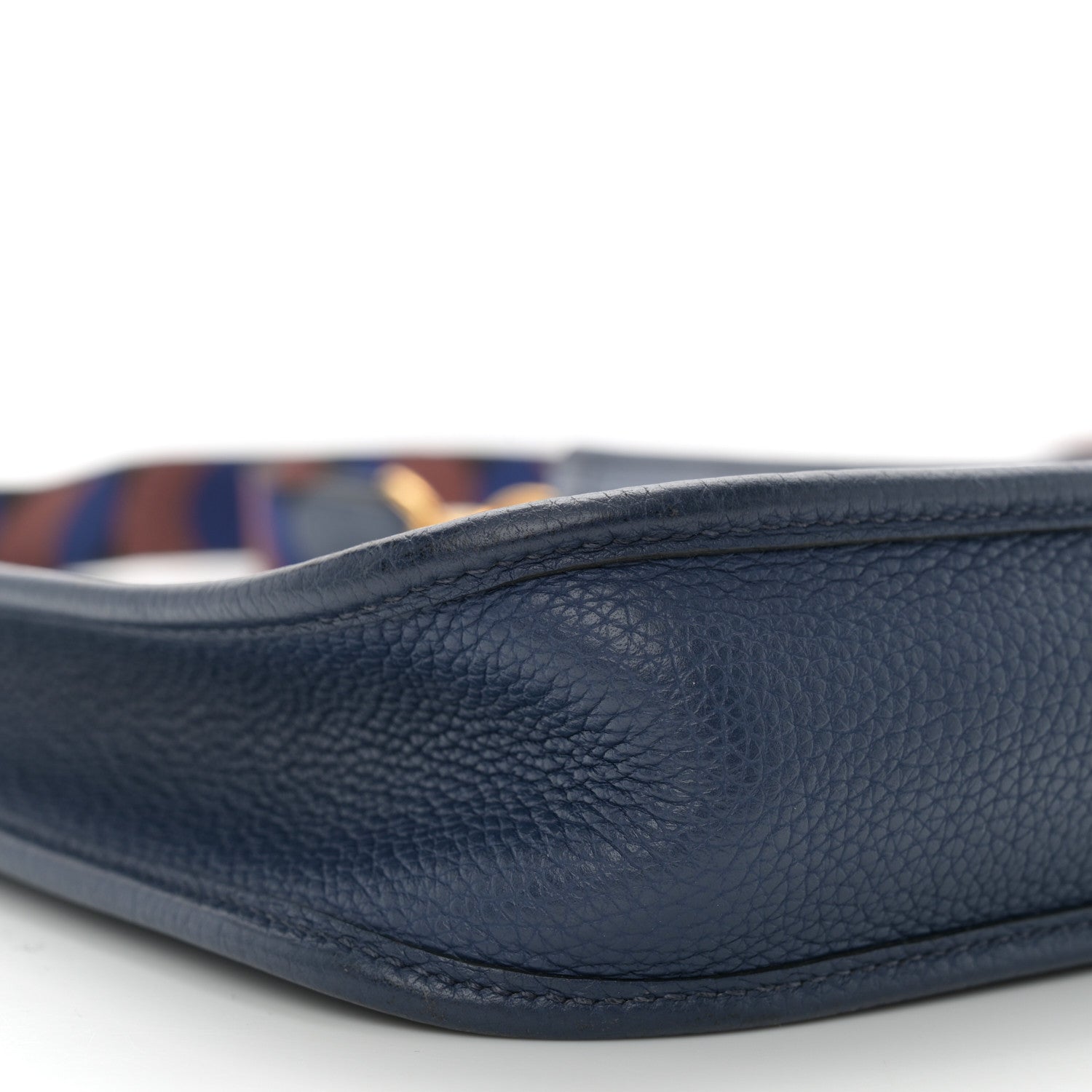 Hermes Taurillon Clemence Flipperball Sangle Evelyne TPM Bleu Saphir Black Bleu Saphir 9 of 13