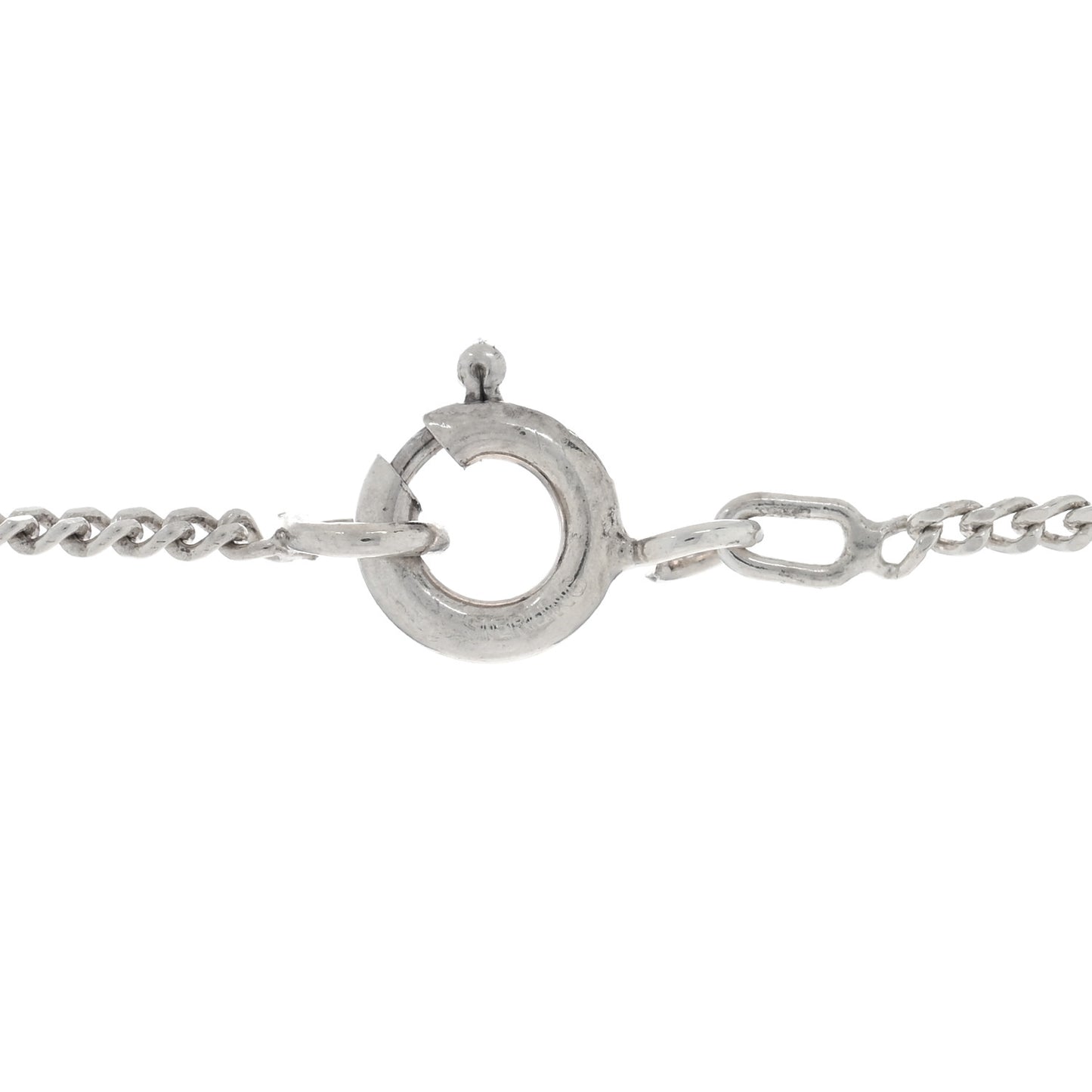 Sterling Silver Camellia Square Pendant Necklace