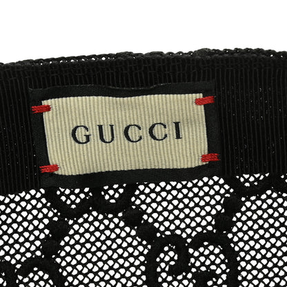 Gucci Mesh GG Monogram Shivali Baseball Hat S Black 7 of 8