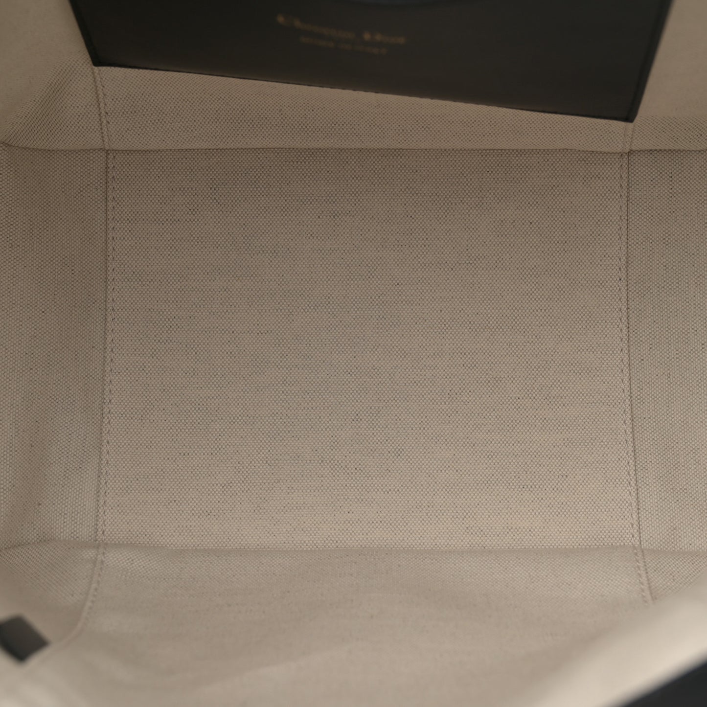 Oblique Calfskin Medium Signature Bucket Bag Blue