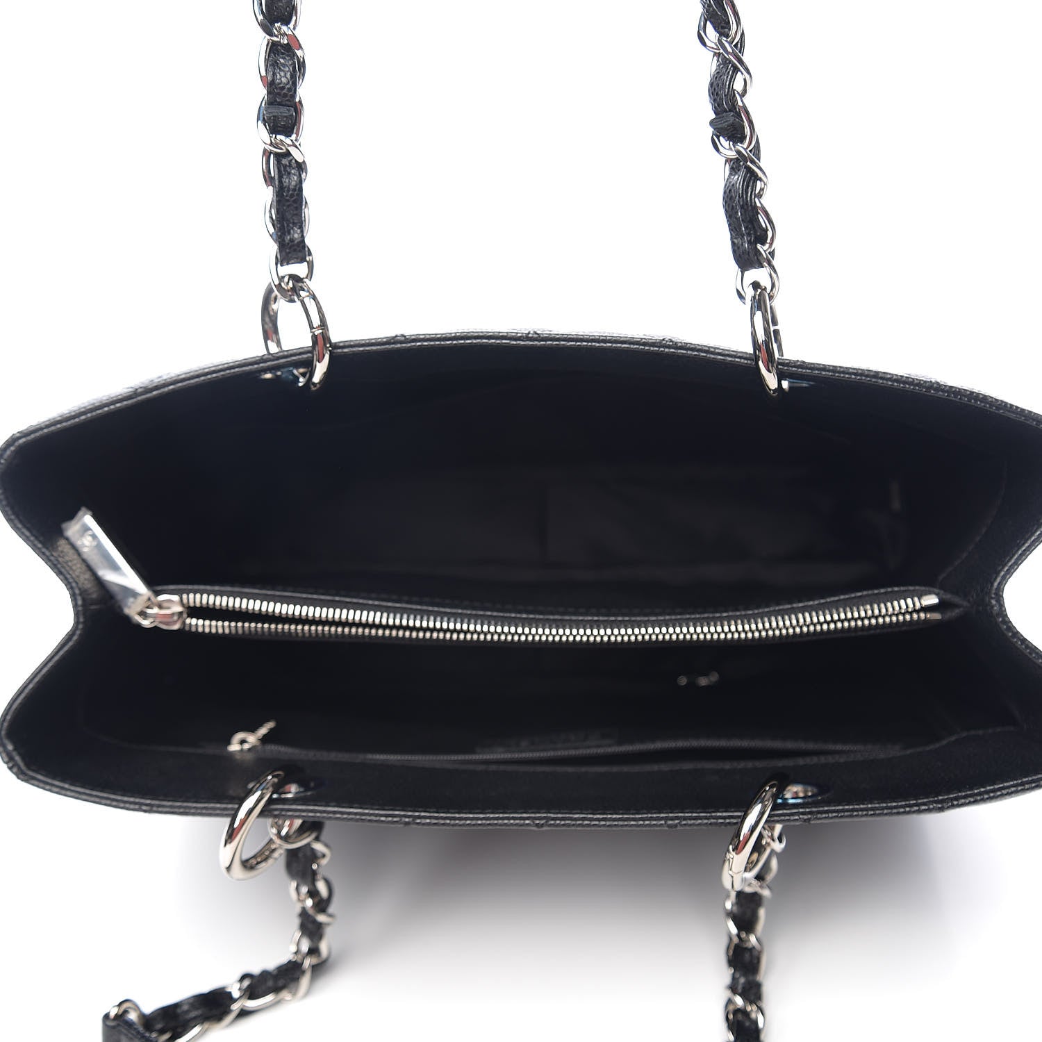 Chanel Caviar Quilted Grand Shopping Tote GST Black 4 of 10