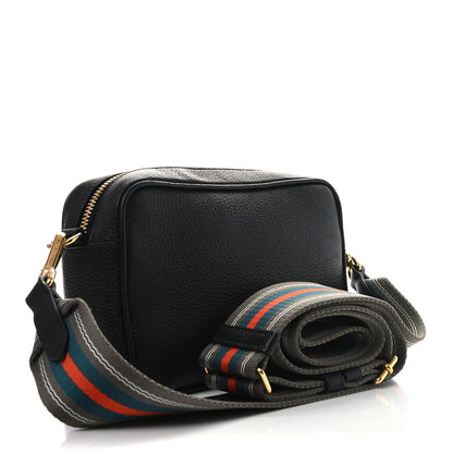 Prada Vitello Daino Camera Crossbody Black 3 of 9