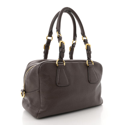 Prada Vitello Daino Bauletto Caffe 3 of 13