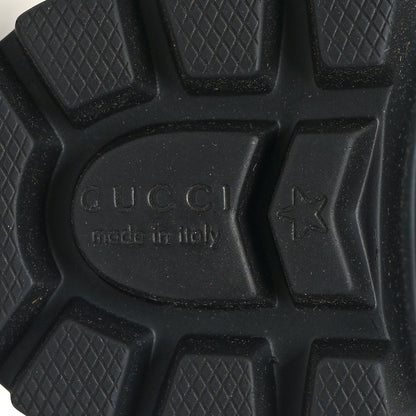 Gucci Rubber Womens Horsebit Ankle Boots 38 Black 7 of 8