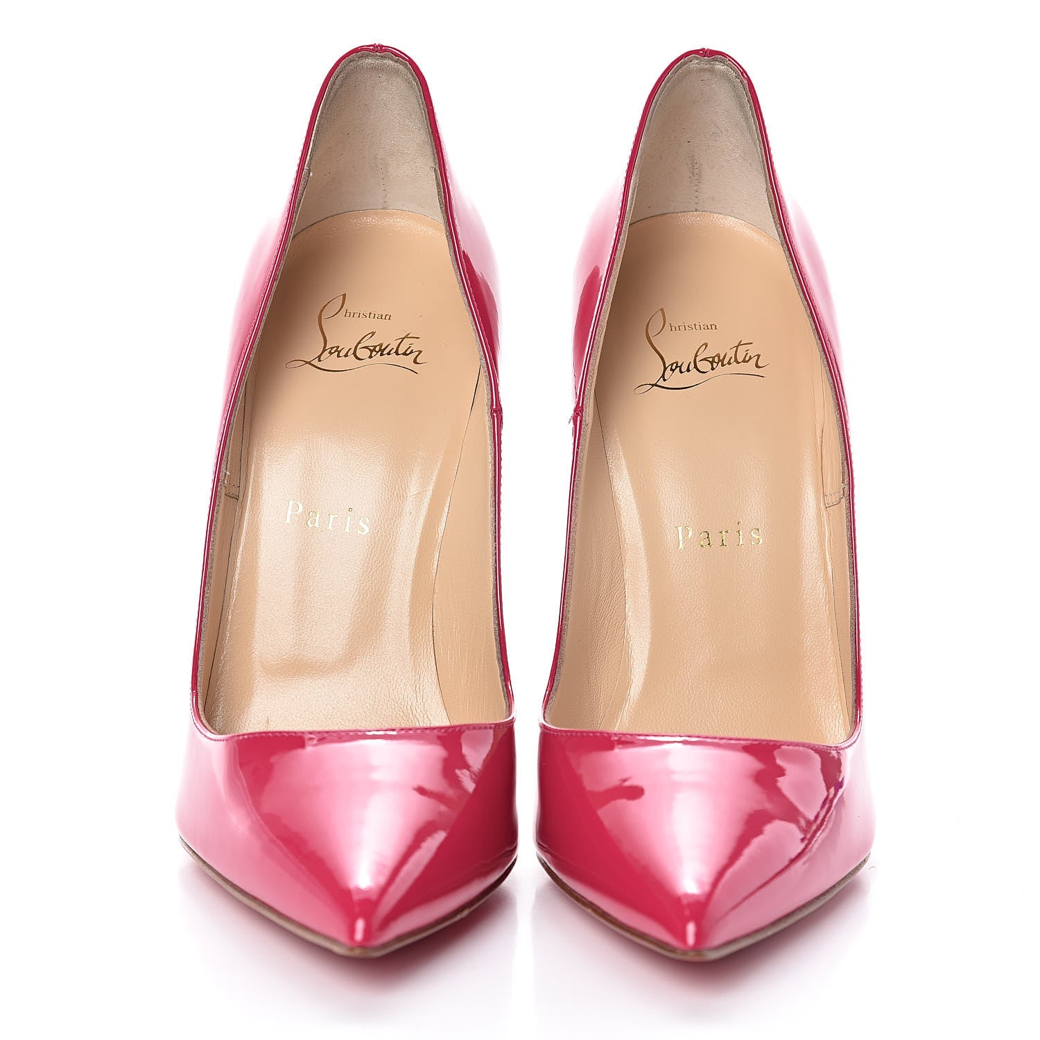 Christian Louboutin Patent So Kate 120 Pumps 38 Fuchsia 2 of 7