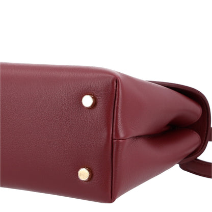 Celine Supple Grained Calfskin Medium Nino Light Burgundy 10 of 10