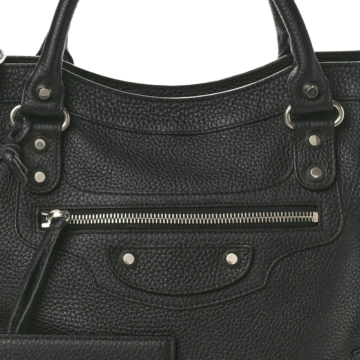 Vibrato Calfskin Classic Silver Hardware City Black