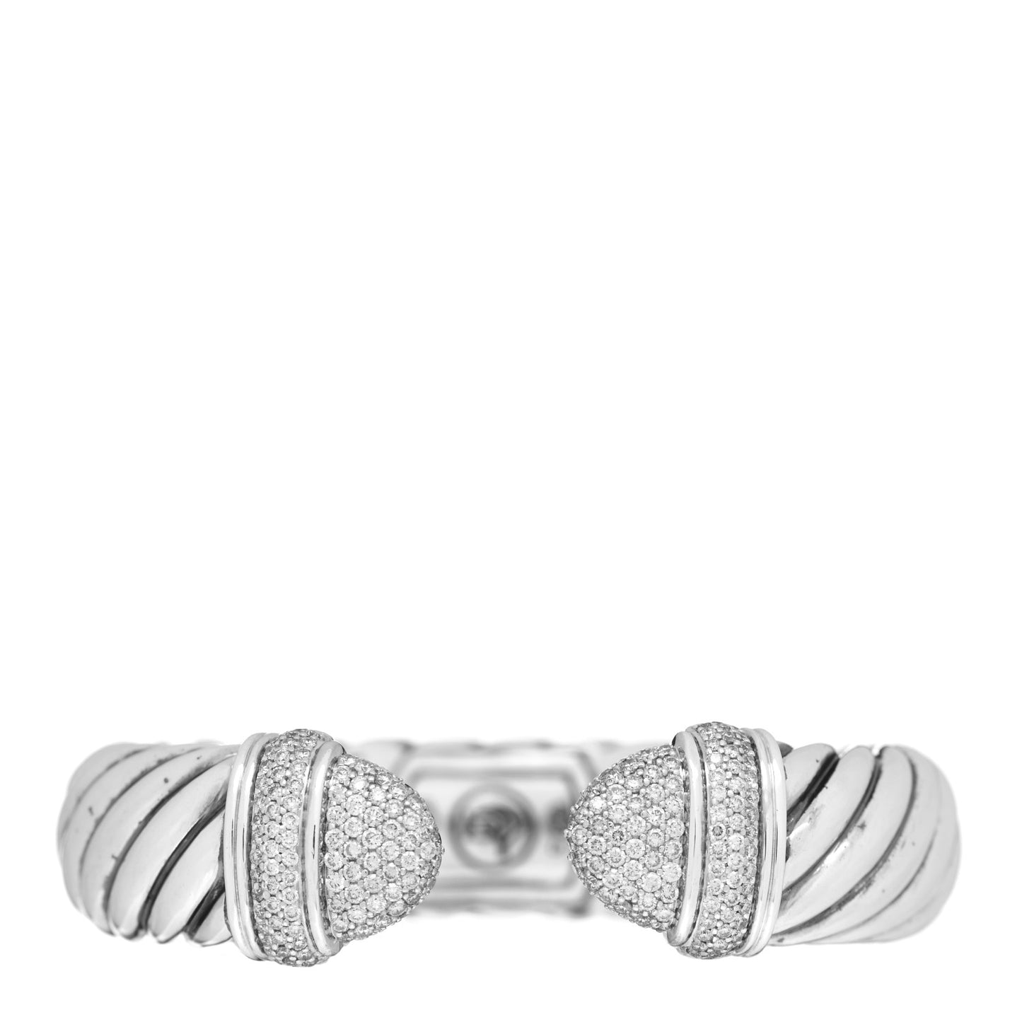 Sterling Silver Diamond 15mm Waverly Bracelet