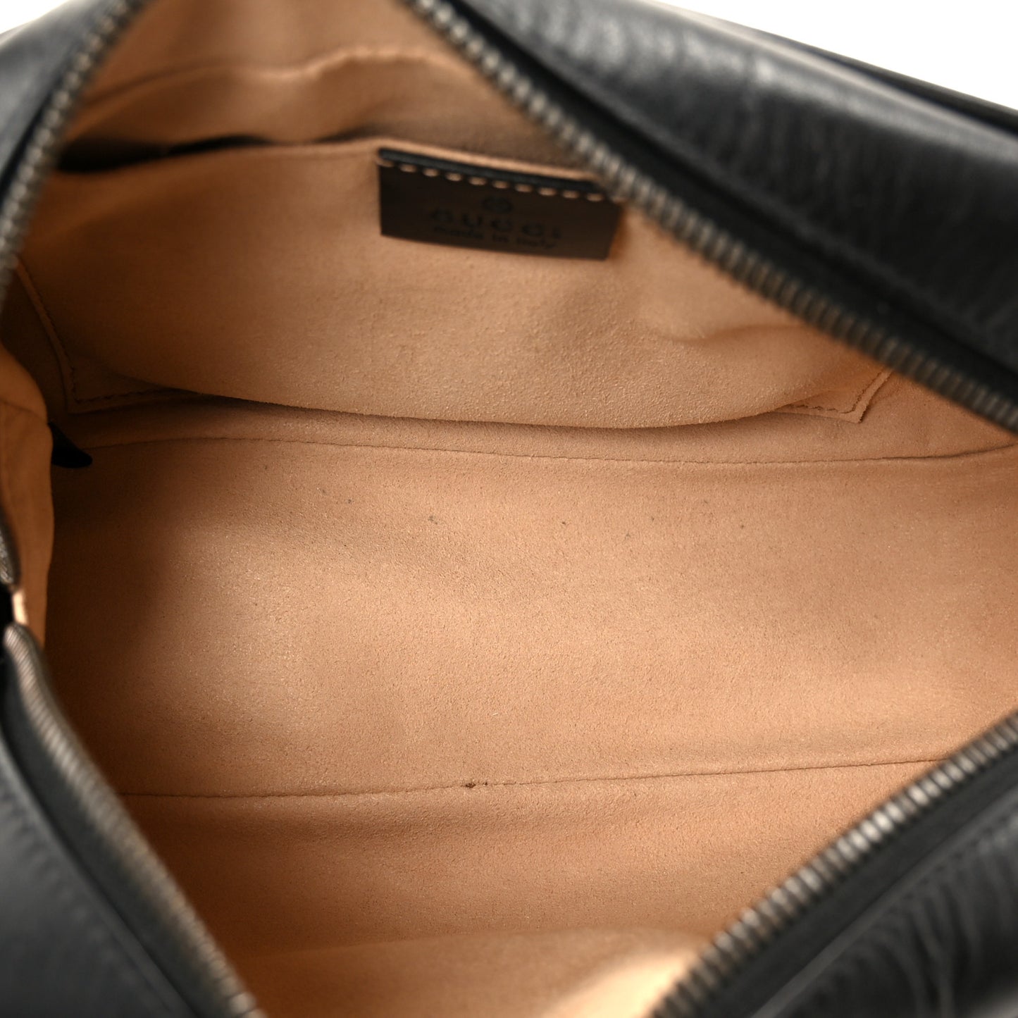 Calfskin Matelasse Small GG Marmont Chain Shoulder Bag Black