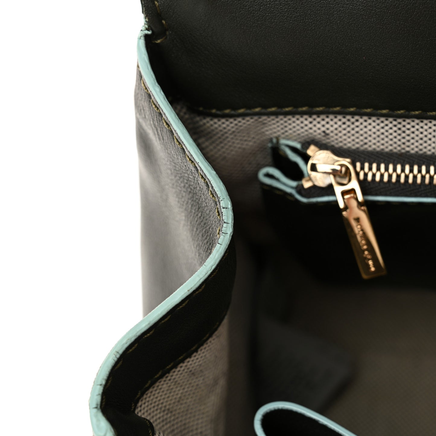 Calfskin Medium Palazzo Empire Bag Army