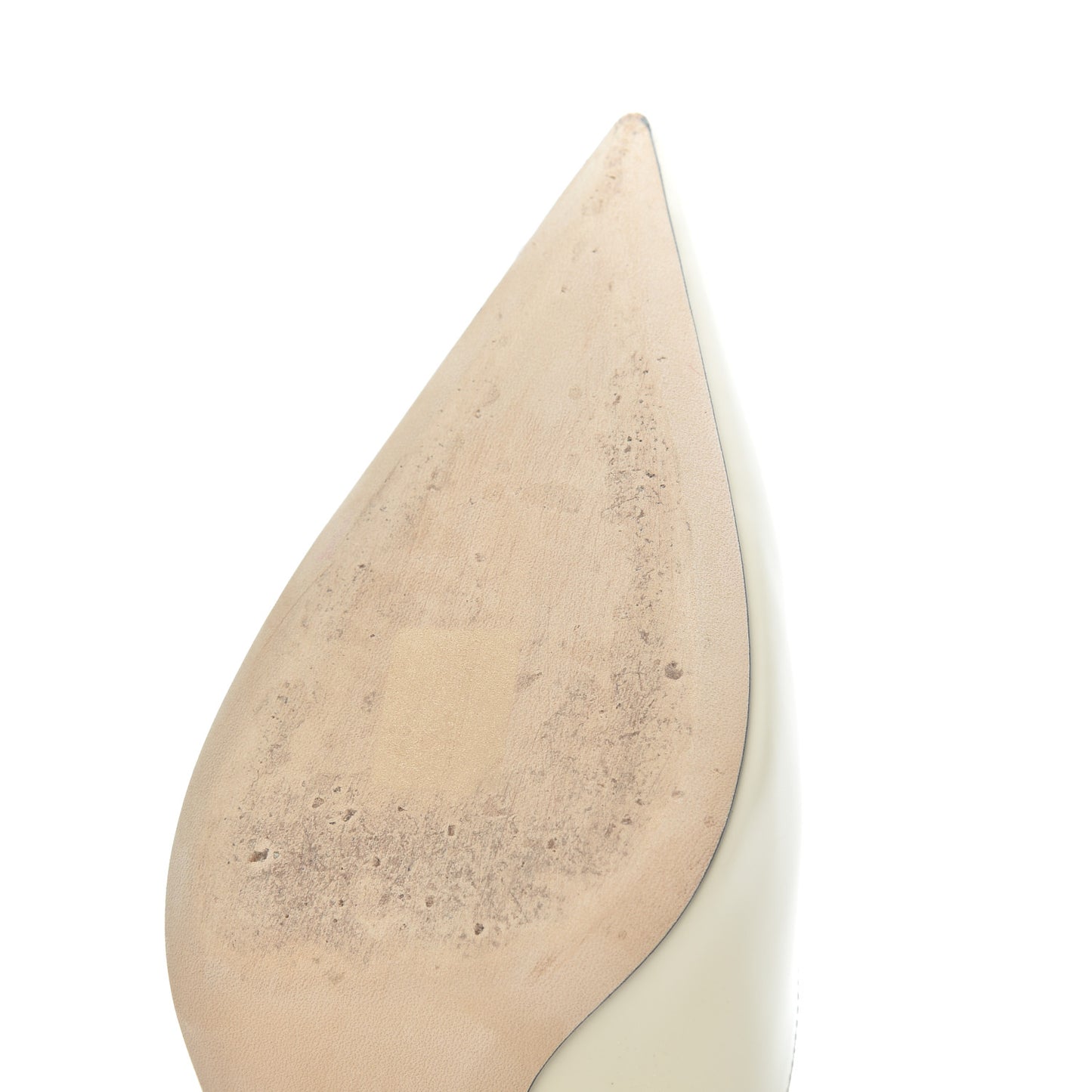Calfskin Rav 65 Pointed Toe Mule Pumps 40.5 Linen