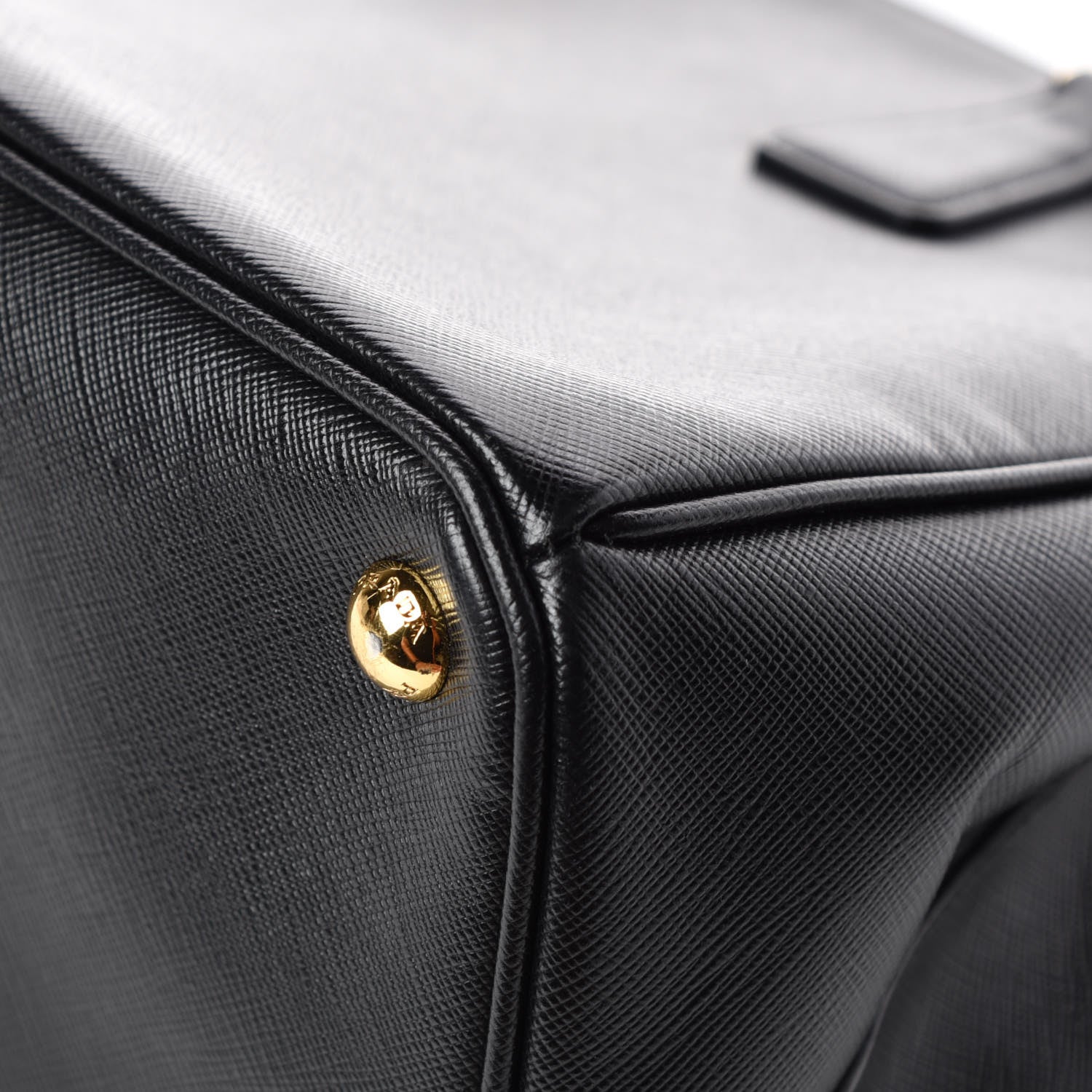 Prada Saffiano Medium Galleria Double Zip Tote Black 12 of 14