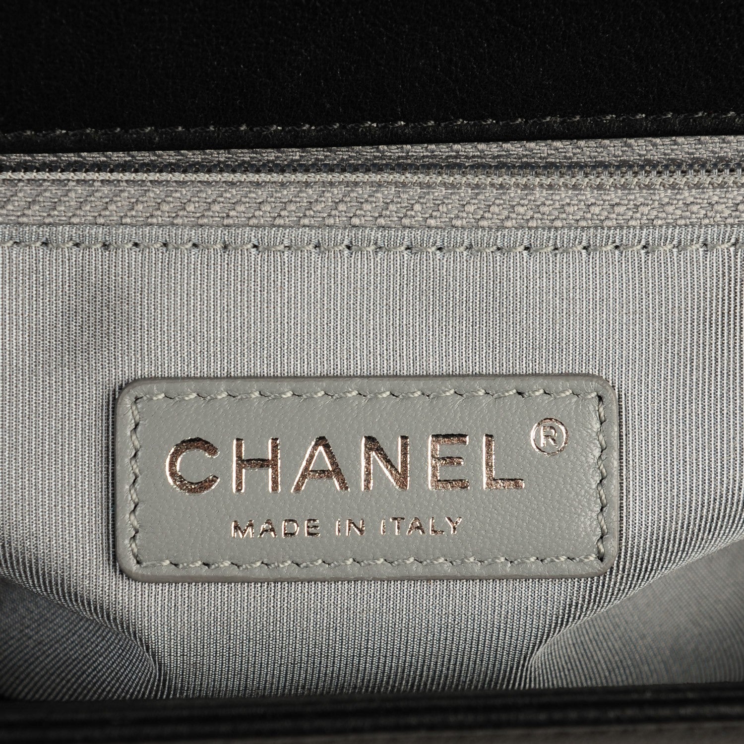 Chanel Metallic Calfskin Quilted New Medium Boy Flap Black 7 of 8