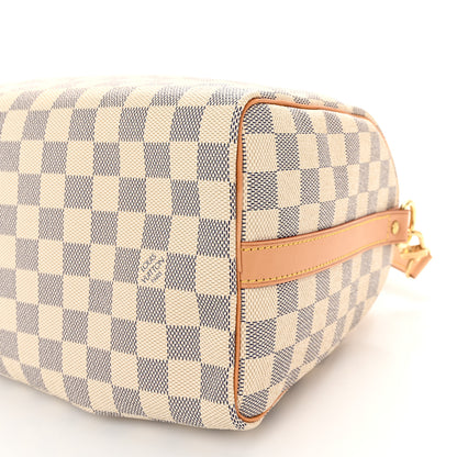 Louis Vuitton Damier Azur Speedy Bandouliere 25 10 of 10