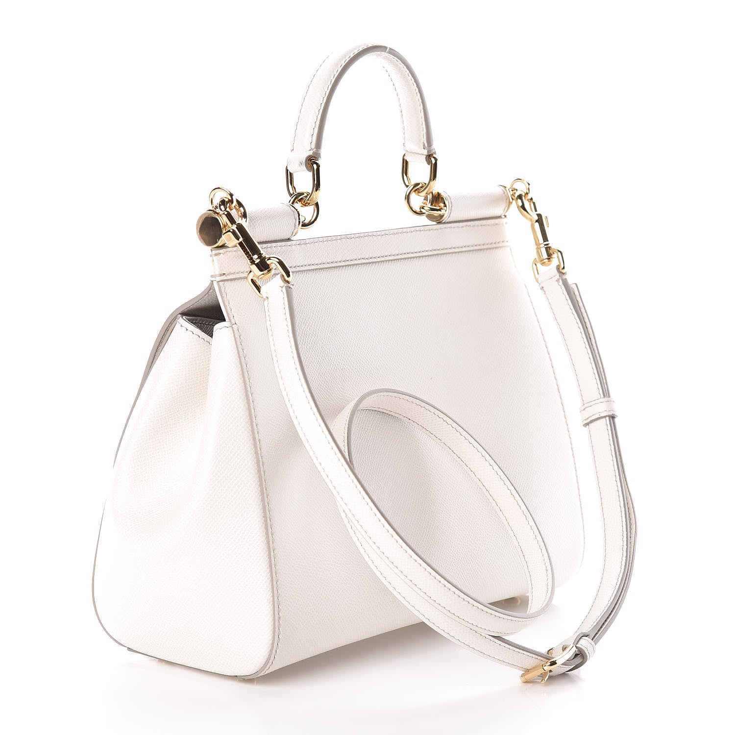 Dolce & Gabbana Dauphine Medium Miss Sicily Satchel White 3 of 9