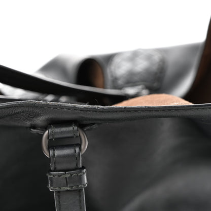 Bottega Veneta Calfskin Front Pocket Tote Black 18 of 19