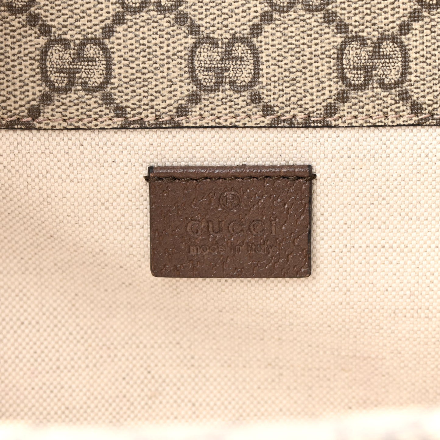 GG Supreme Monogram Web Small Neo Vintage Double Flap Messenger Bag Beige New Acero