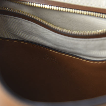 Chloe Grained Lambskin Medium Lexa Shoulder Bag Mustard Brown 9 of 10