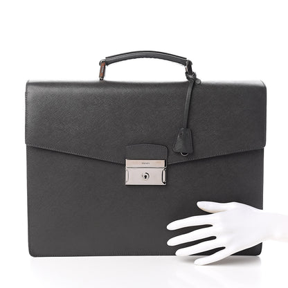 Prada Saffiano Briefcase Marmo 2 of 11