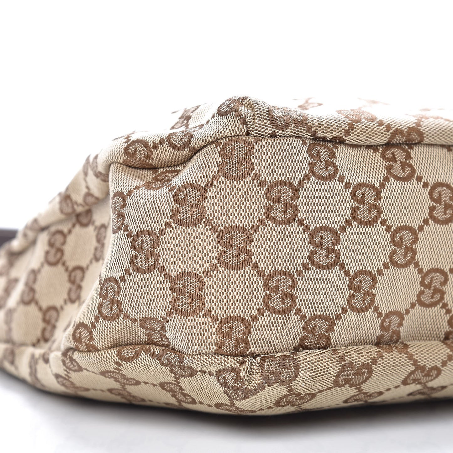Monogram Medium New Ladies Web Hobo Dark Brown