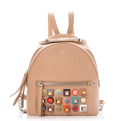 Fendi Vitello Dolce Studded Mini Backpack Cuoio Multicolor 1 of 7