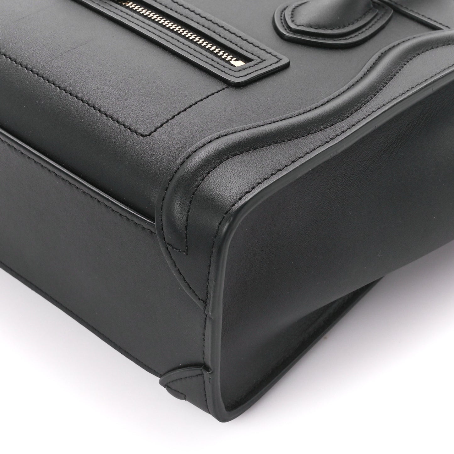 Smooth Calfskin Nano Luggage Black