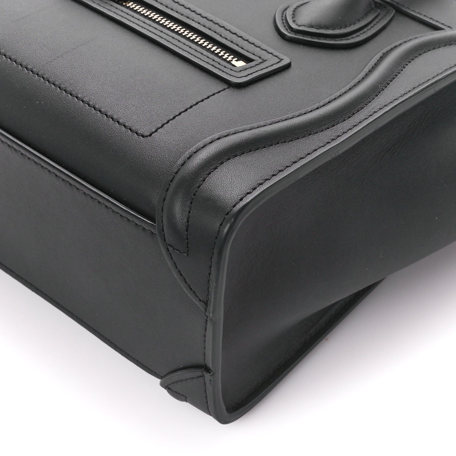 Celine Smooth Calfskin Nano Luggage Black 11 of 11