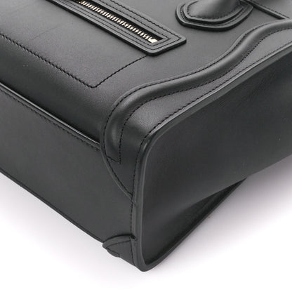 Celine Smooth Calfskin Nano Luggage Black 11 of 11