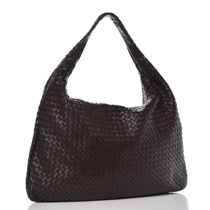 Bottega Veneta Nappa Intrecciato Maxi Veneta Hobo Ebano 3 of 12