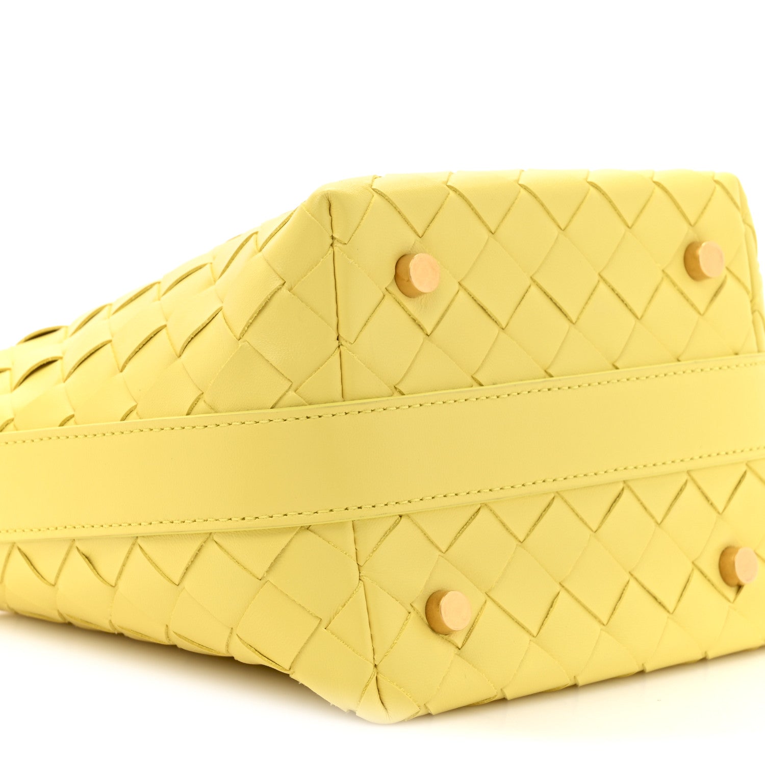 Bottega Veneta Calfskin Nappa Intrecciato Candy Wallace Sherbert 9 of 9