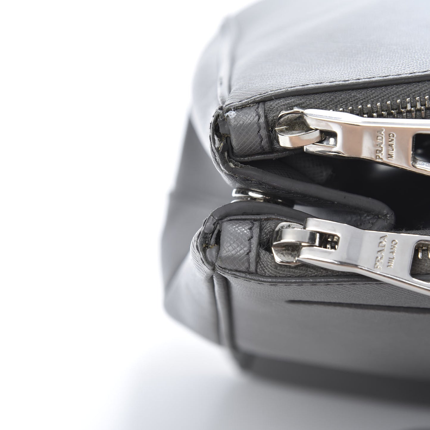 Saffiano Medium Galleria Double Zip Tote Marmo