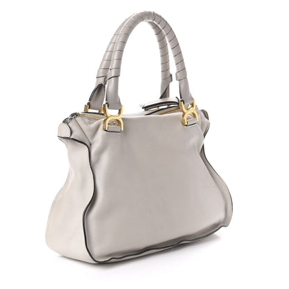 Chloe Calfskin Medium Marcie Satchel Dove 3 of 9