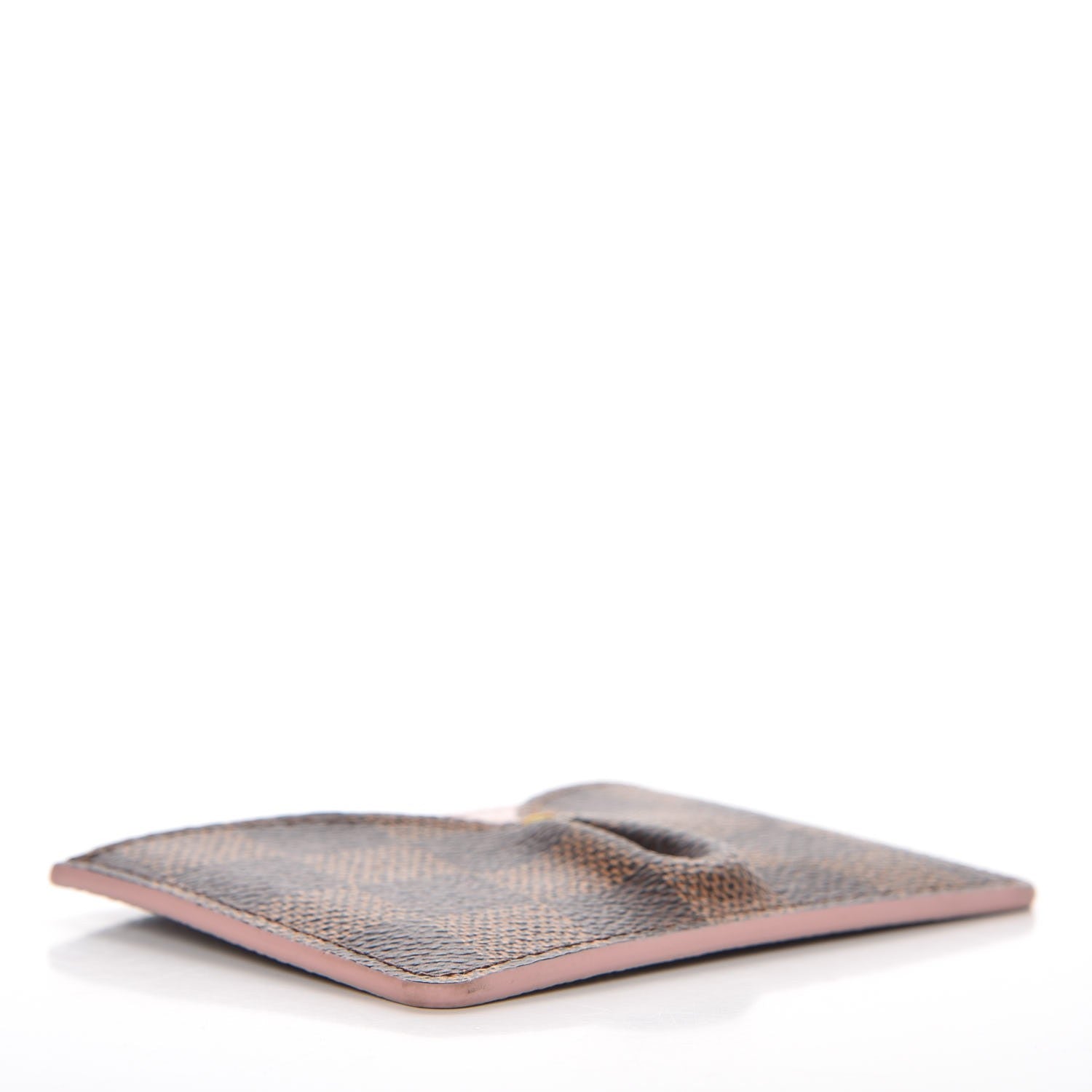 Louis Vuitton Damier Ebene Caissa Card Holder Rose Ballerine 4 of 6