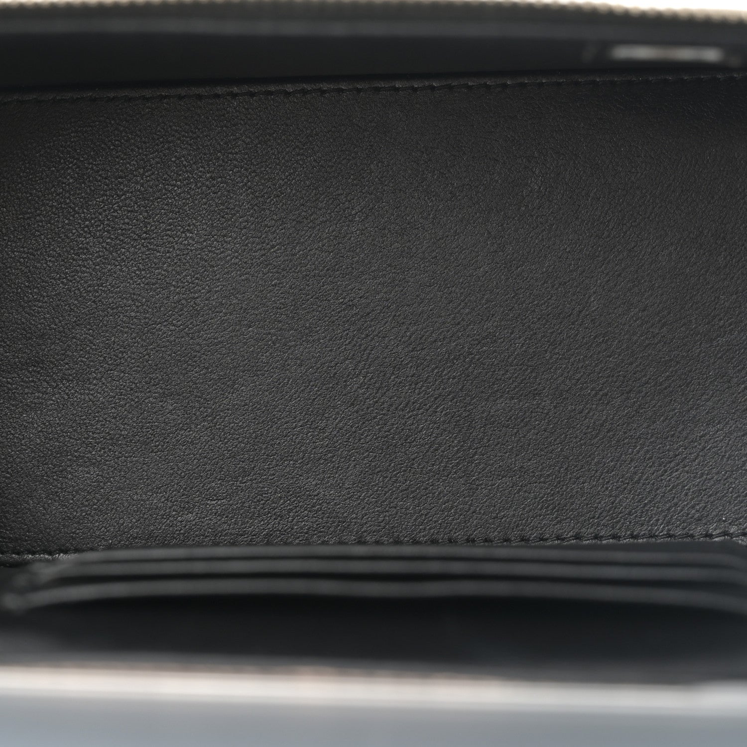Chanel Lambskin Quilted Small Top Handle Vanity Case With Chain Black 5 of 10