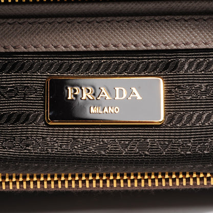 Prada Saffiano Lux Medium Double Zip Tote Argilla 10 of 12