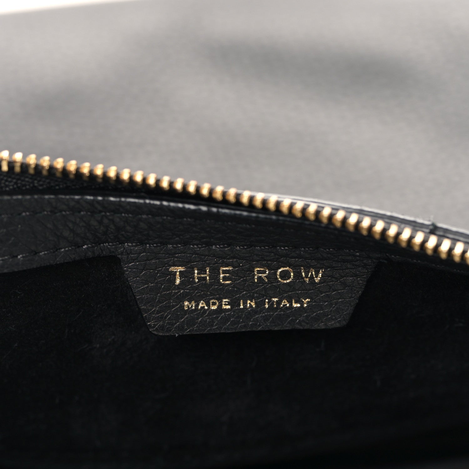 The Row Grained Calfskin Medium Everyday Shoulder Bag Black 6 of 8