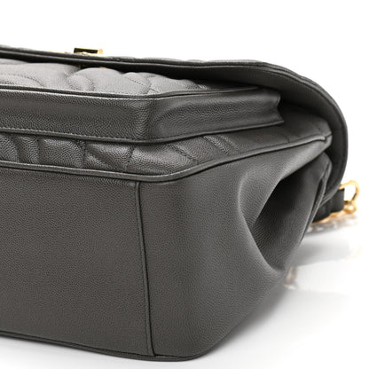 Salvatore Ferragamo Calfskin Quilted Medium Gancini Top Handle Bag Sparrow 10 of 10