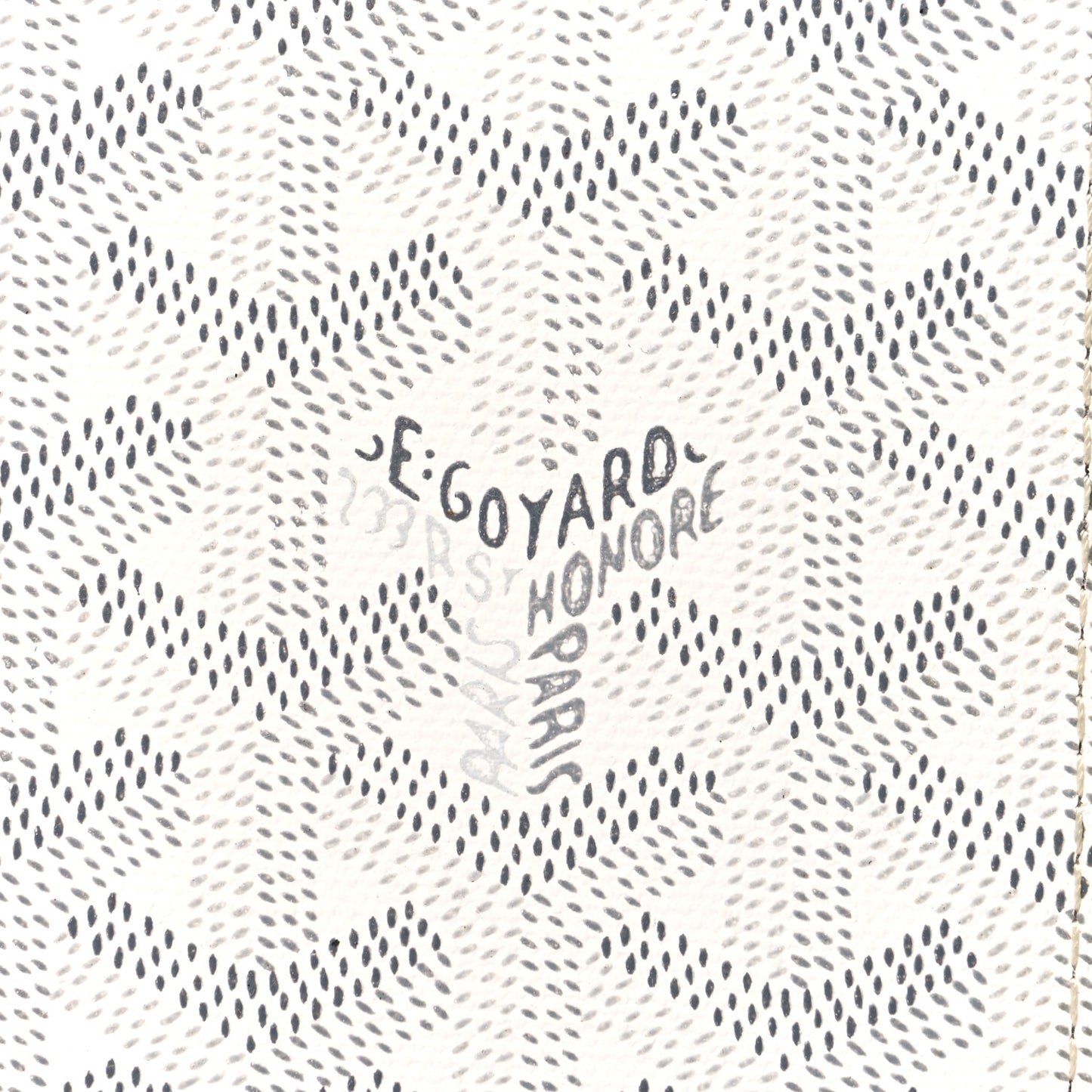 Goyardine Saint Marc Card Holder White