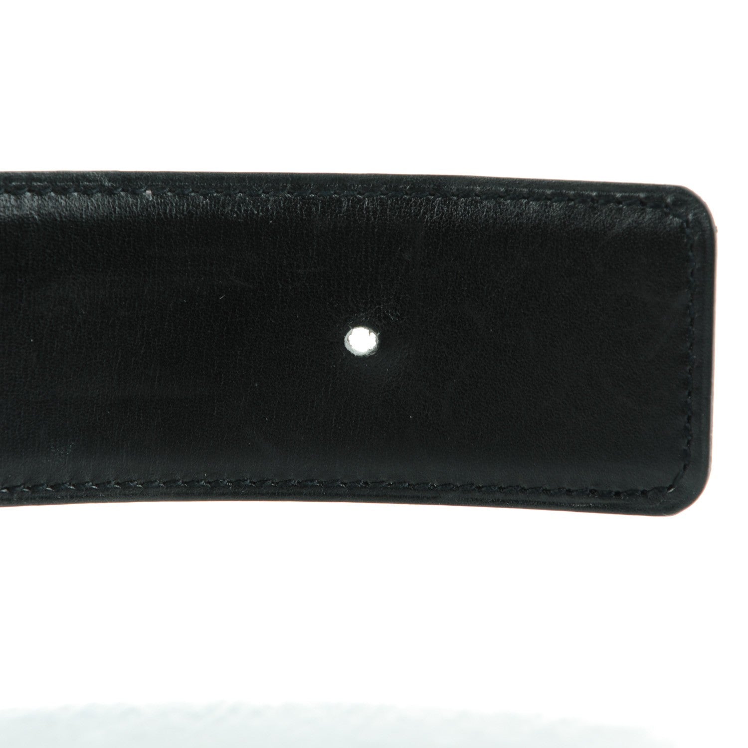 Hermes Box Chamonix 42mm Belt Strap 95 Black Natural 4 of 7