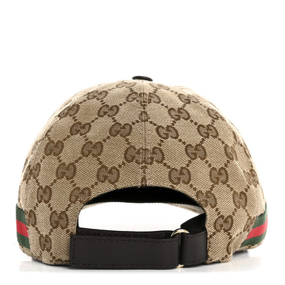 Gucci Monogram Web Baseball Hat S Beige Cocoa 6 of 13