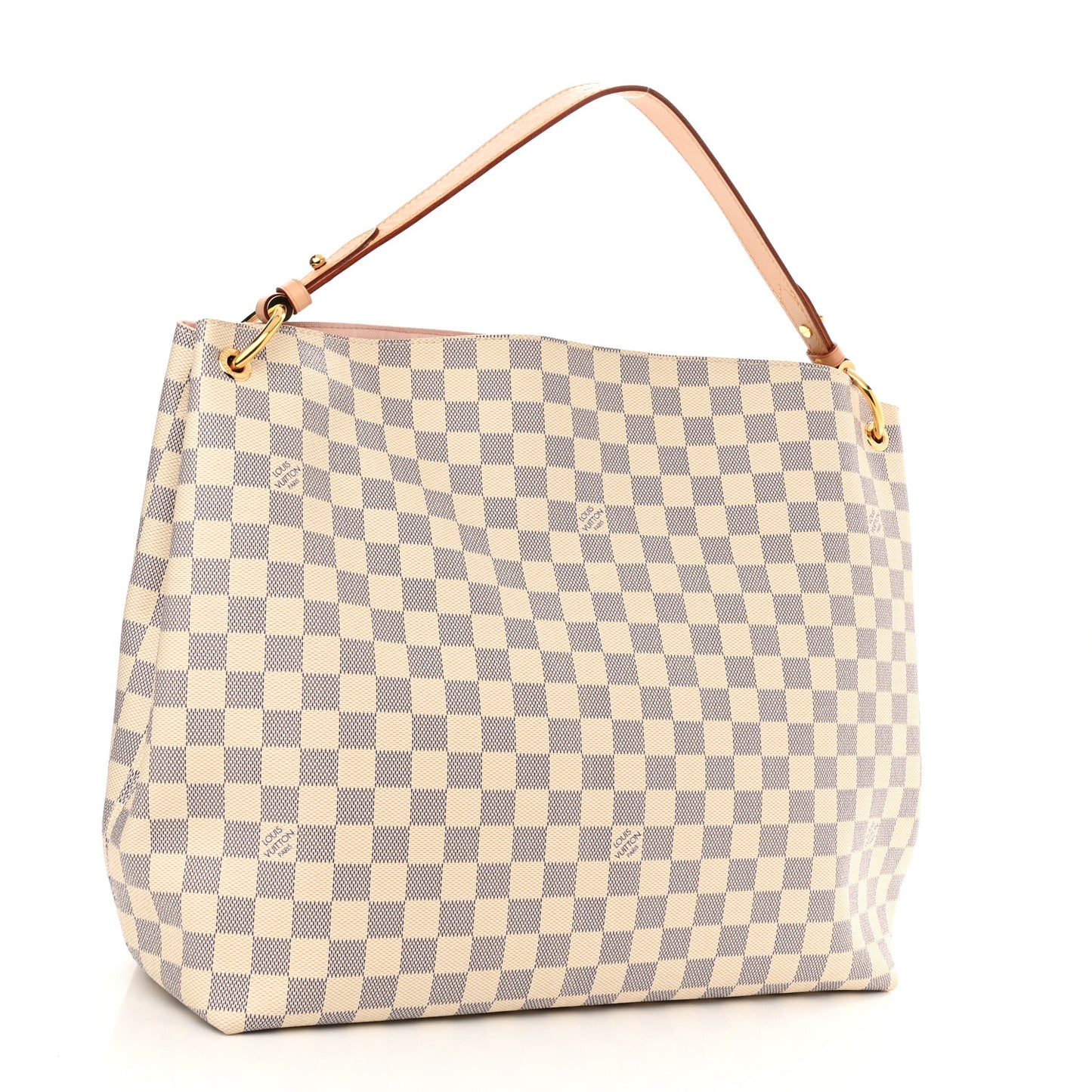 Damier Azur Graceful MM Rose Ballerine