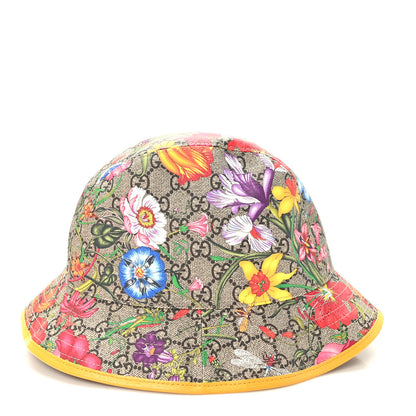 Gucci GG Supreme Monogram Flora Bucket Hat 56 5 of 8