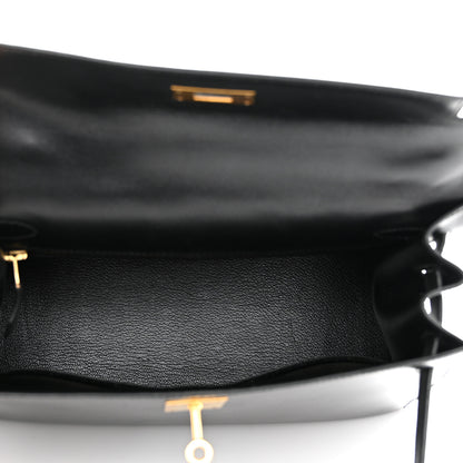 Hermes Box Kelly Sellier 28 Black 5 of 10