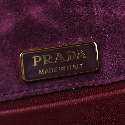 Prada Velvet Crystal Cahier Shoulder Bag Ribes 7 of 13