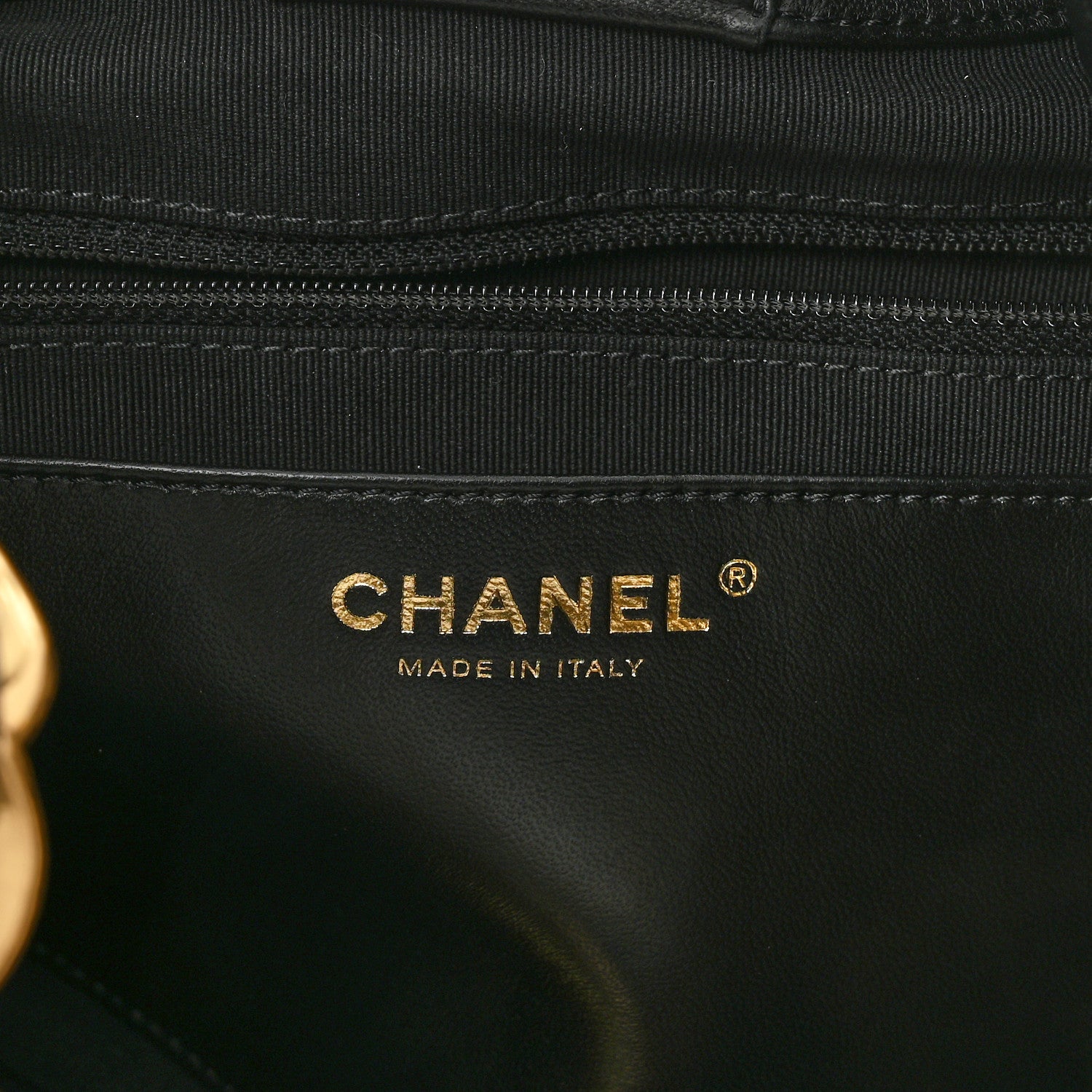 Chanel Lambskin Quilted Large CC Funky Town Hobo Black 6 of 10