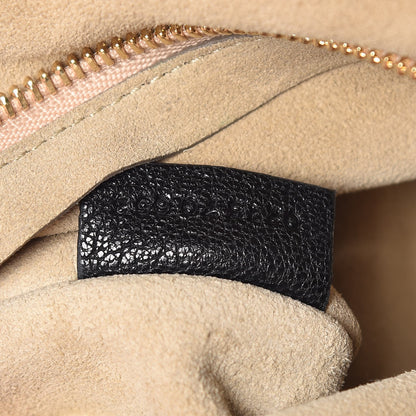 Chloe Lambskin Calfskin Embellished Medium Faye Shoulder Bag Black 7 of 8